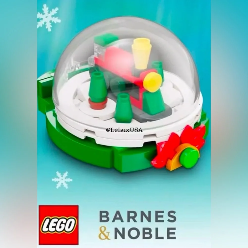 LEGO Limited Edition Christmas Holiday Train Snow Globe/Lego 6547924,90 PCs, NEW
